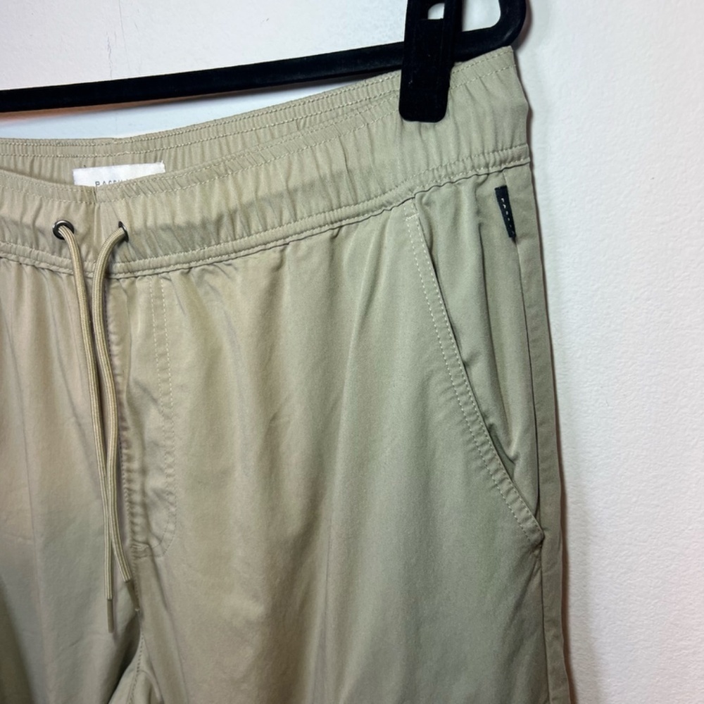 Pacsun Performance Athletic Slim Cargo Pants Tan Pull On Tapered Hiking Mens XL - Picture 3 of 15